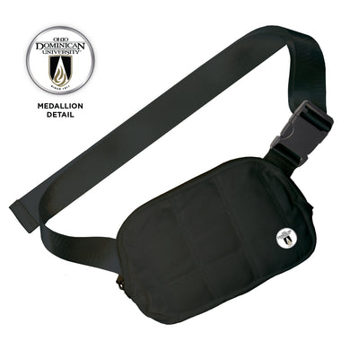 Quilted Belt Bag | Black