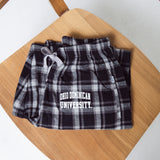 Unisex Haley Flannel Pant | Heritage Black Plaid