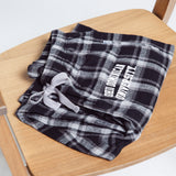 Unisex Haley Flannel Pant | Heritage Black Plaid