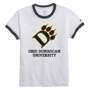 Ladies Intramural Ringer Tee | Black