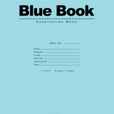 Blue Exam Book | 11" x 8.5" - 8 sheets/16 pages