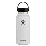 32oz Wide Mouth Flex Cap | White