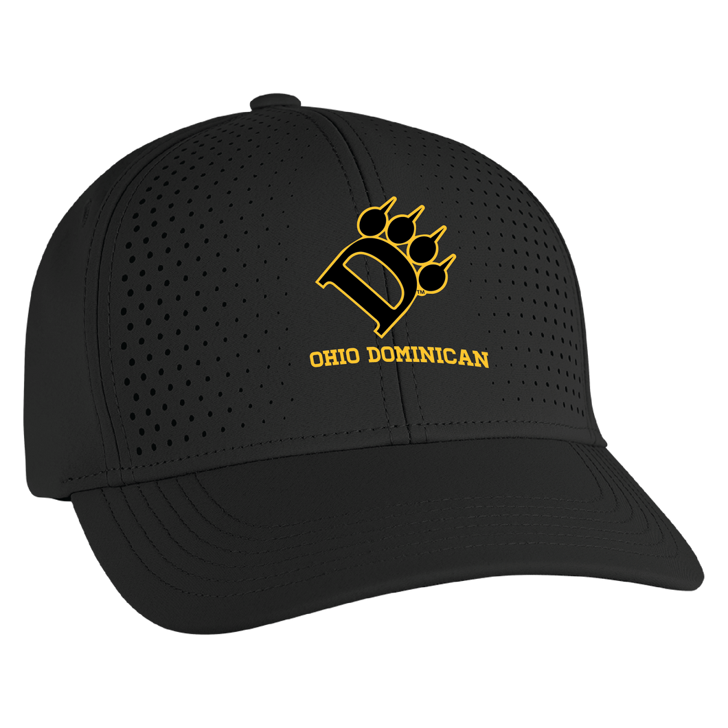Airflow Laser Front Panel Structured Classic Fit Cap, Black