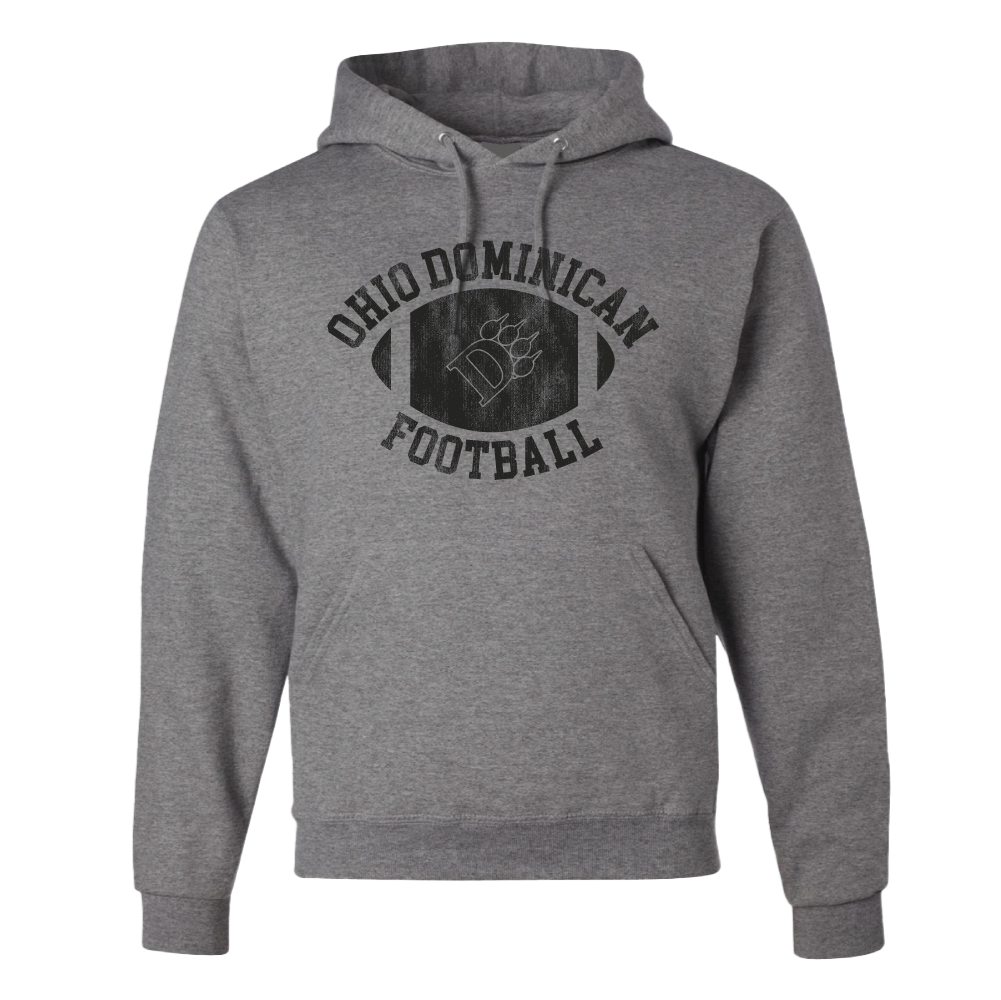Hooded Football Sweatshirt, Oxford