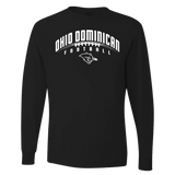 Long Sleeve Football Tee | Black