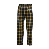 Men's Harley Flannel Pant | Black/Gold Plaid