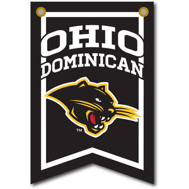 12 X 18 Dovetail Athletic Banner | Black