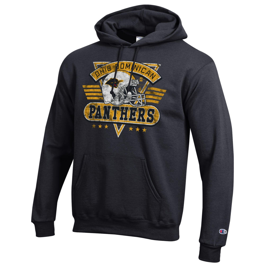 Retro Football Hood | Black