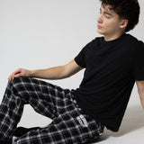 Unisex Haley Flannel Pant | Heritage Black Plaid