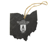 Slate State Shaped Ornament | Black