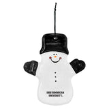 Claude the Snowman Ceramic Ornament